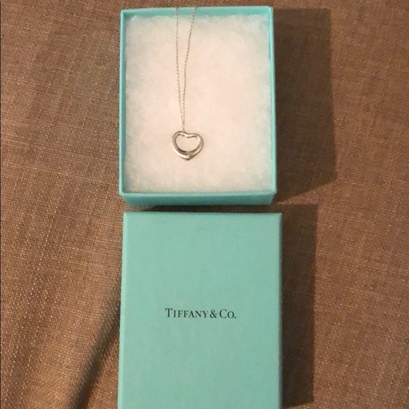 Tiffany & Co. Accessories - Tiffany Elsa Peretti Open Heart Necklace
